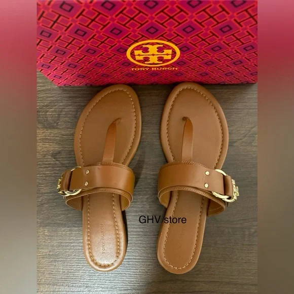 Tory Burch selby thong Leather Sandals